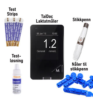 TaiDoc Laktatm&#229;ler Startpakke