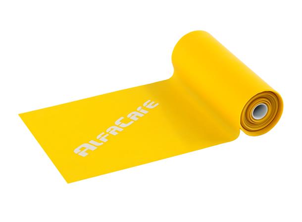 AlfaCare Træningsband 25m X-Lett Gul 15 cm x 0,15 mm 