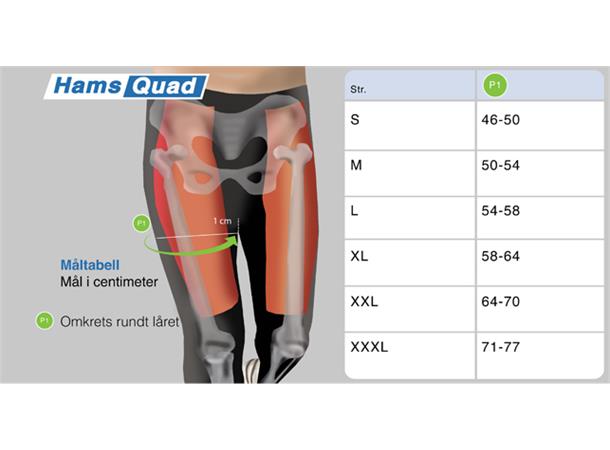 Colibri Hams Quad Dame Lang Sort str XL