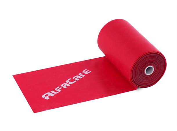 AlfaCare Træningsband 25 m Lett Rød 15 cm x 0,20 mm
