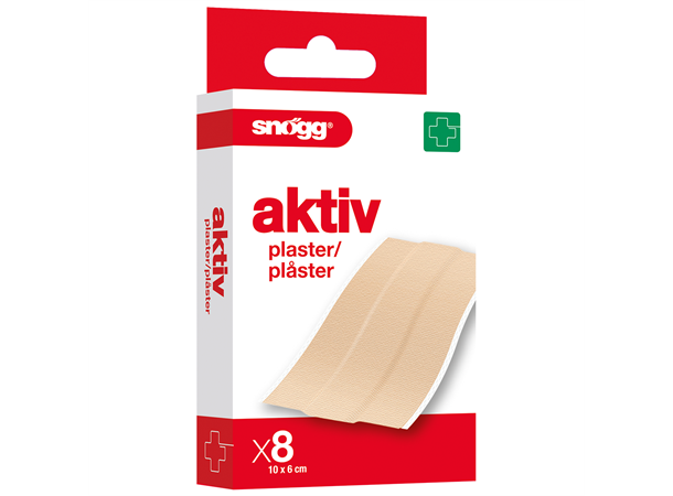 Snøgg AKTIV Plaster Klippeplaster 8 stk. 