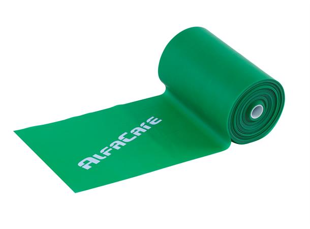 AlfaCare Træningsband 25m Medium Grønn 15 cm x 0,25 mm