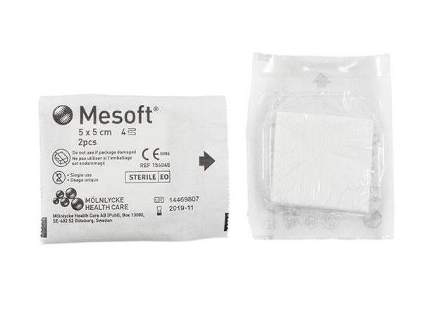 Mesoft Kompress Nonwove, steril 5 x 5 cm 2 pkn.