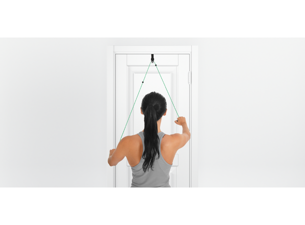MoVeS Shoulder Rope Pulley Med Håndtag