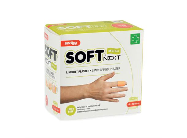 Snøgg Soft NEXT 6 cm x 4,5 m Beige Limfritt plaster - Lateksfri 