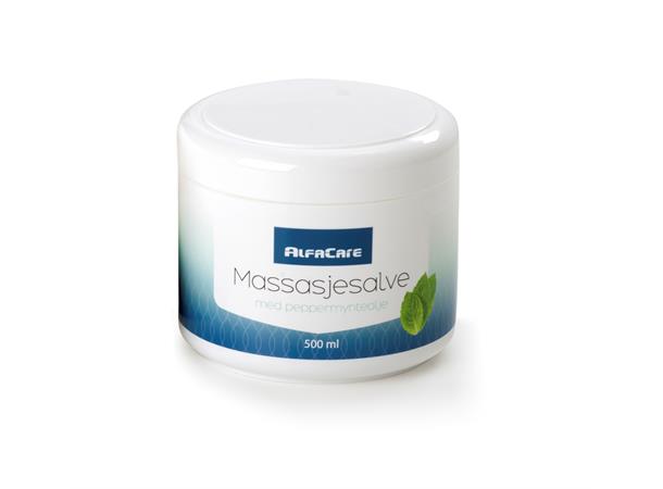 AlfaCare Massagecreme 500 ml Pebermynteolie