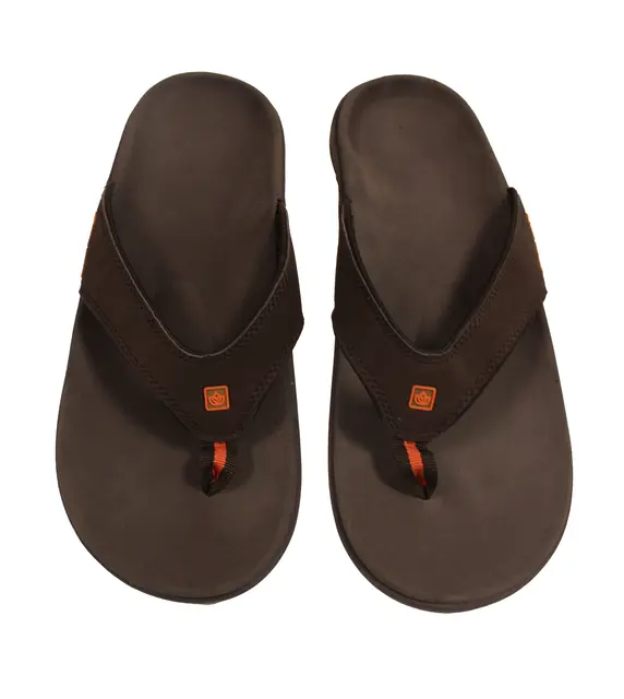 Spenco Sandaler Brun/Orange Str. 40 Par 