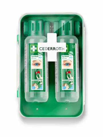 Cederroth &#216;jenskylleskab Inklusiv 2 x 500 ml &#248;jenskyl