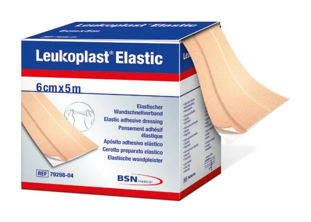 Leukoplast Elastic Plaster 6 cm x 5m 