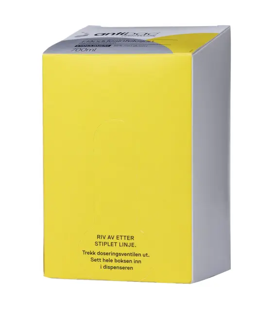Antibac Hånddesinfeksjon 700 ml 85% Bag Refill til Antibac Automatdispenser 