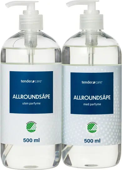 Tendercare Allroundsåpe m/ Pumpe 500 ml Parfymert 