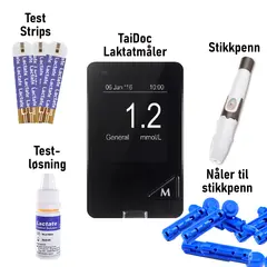 TaiDoc Laktatm&#229;ler Startpakke