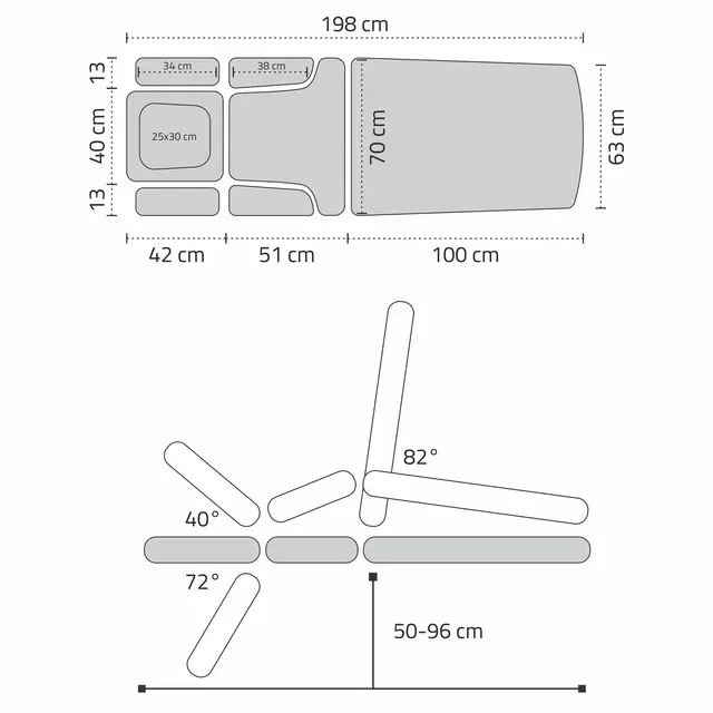 Habys Evero X7 Ergo 198 x 68 cm 