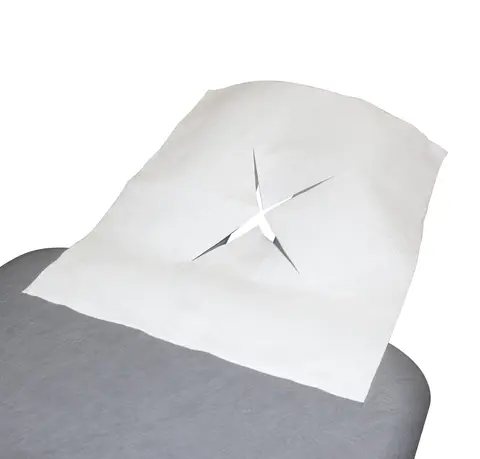 AlfaCare Hovedpapir 32x40 cm m/ Kryss Hvid - 300 stk.