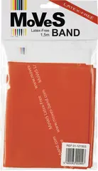 MoVeS Lateksfri Træningselastik 1,5 m Rød/Medium