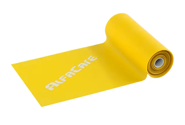 AlfaCare Træningsband 25m X-Lett Gul 15 cm x 0,15 mm 