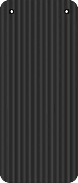 Mambo Max Træningsmåtte 140x60x1 cm Sort Med Hull 