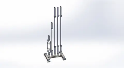 Gymleco Rack For 5 Vektstenger