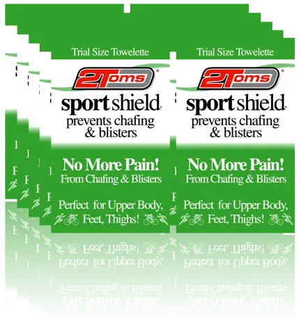 2Toms SportShield Servietter Eske 48 stk. i display