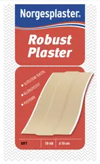 Norgesplaster Robust Plaster, Tekstil 60 x 100 mm. 10 stk pr eske.