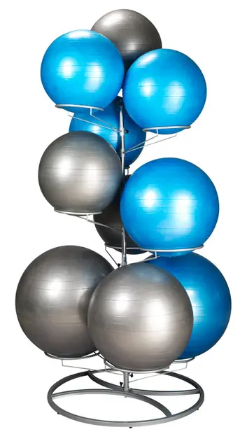 Boldstand til 10 bolde 195x100cm Justerbar for hver bold 