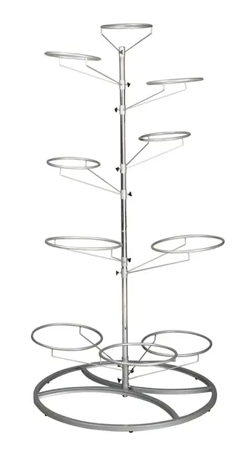 Boldstand til 10 bolde 195x100cm Justerbar for hver bold 